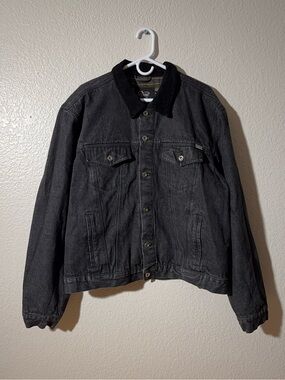 Deus Ex Machina Leon Denim Trucker Jacket with Wool Lining